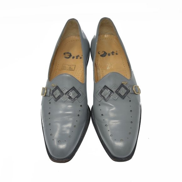 *FOTI Handcrafted Sz 8D Calf Cow Leather Loafers main image 6
